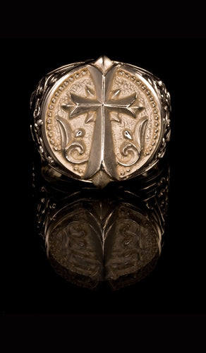 Byzantine Cross Ring GR-604