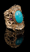 Antique style Turquoise Ring TR-605