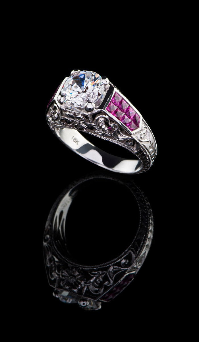 Elma Design Engagement Ring DR-139 - Newstar Jewelers