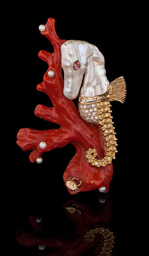 Seahorse Brooch RCB-700