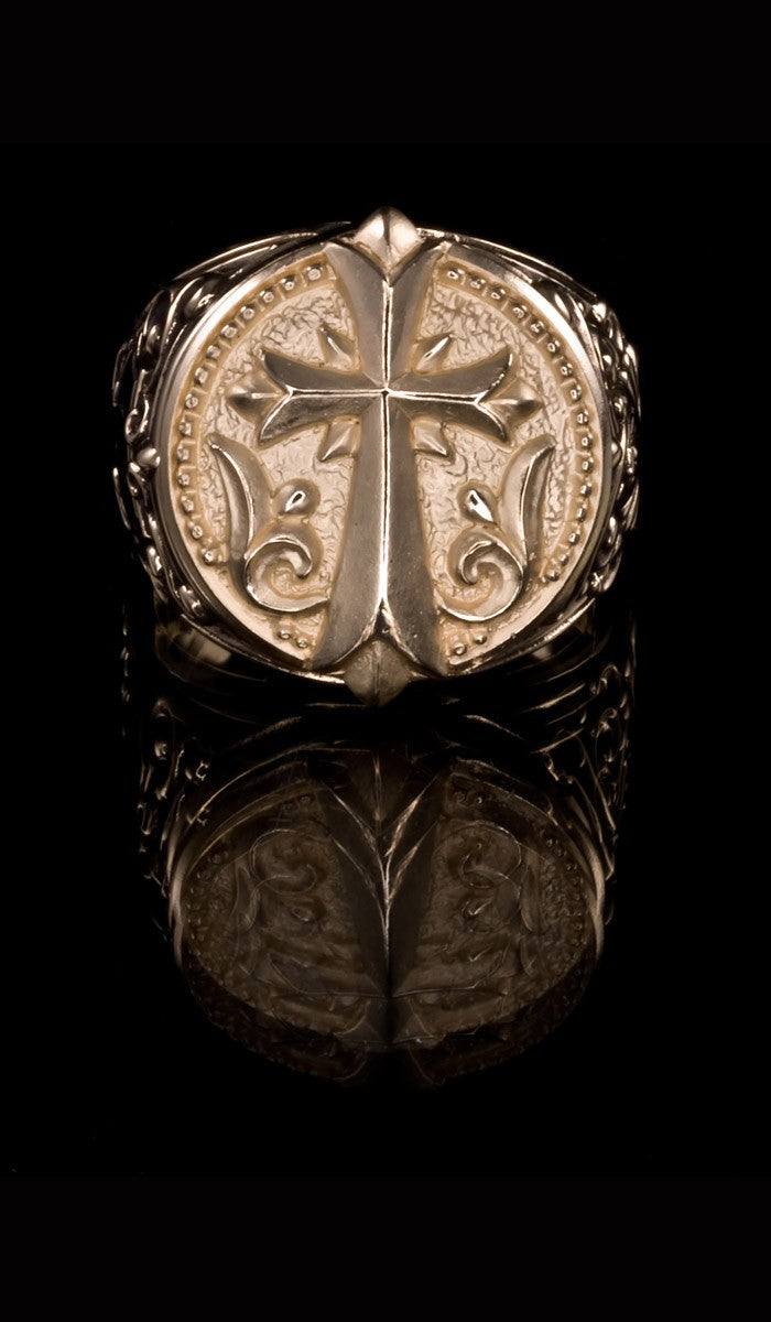 Byzantine Cross Ring GR-604