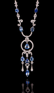 Sapphire & Diamonds Necklace