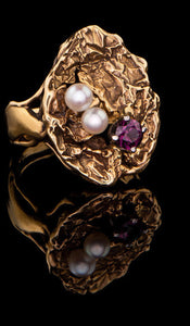 Free Formed Cultured Pearl Ring PR-609