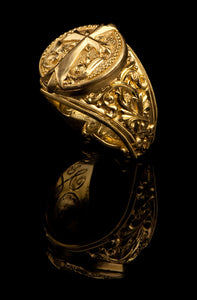 Byzantine Cross Ring GR-610