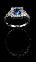 Cornflower Blue Sapphire Ring SR-608