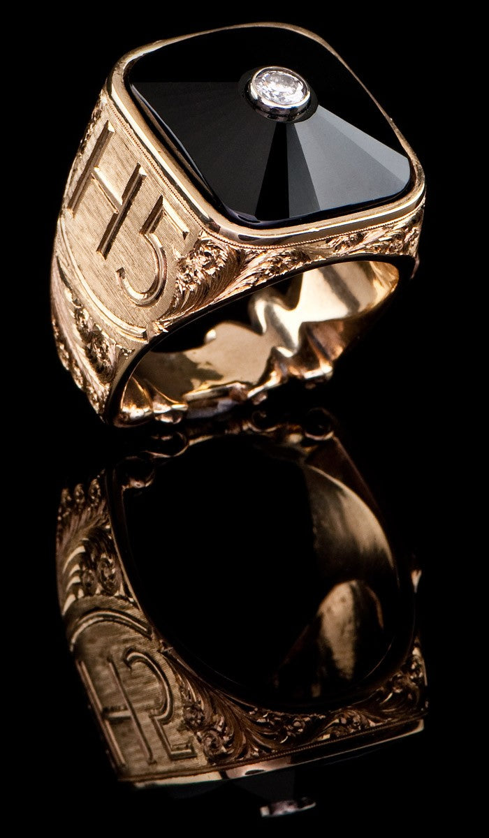 Black Jade Horse Ring BJR-602 – J Chapa Hernandez Jewelers