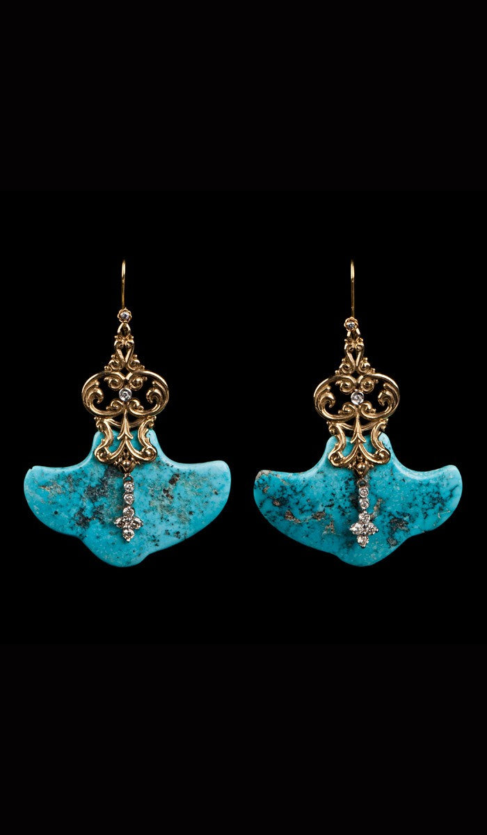Turquoise Earrings TE-304